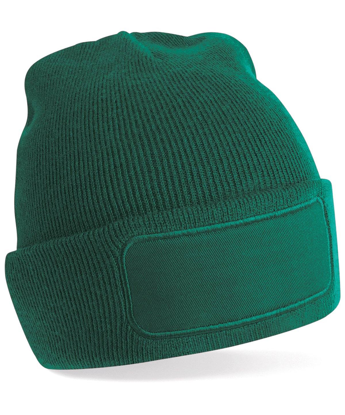 Ambulance Green Original Patch Beanie with cuffed design and cotton twill patch.