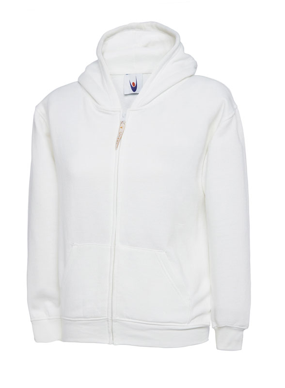 Childrens Classic Full Zip Hooded Sweatshirt