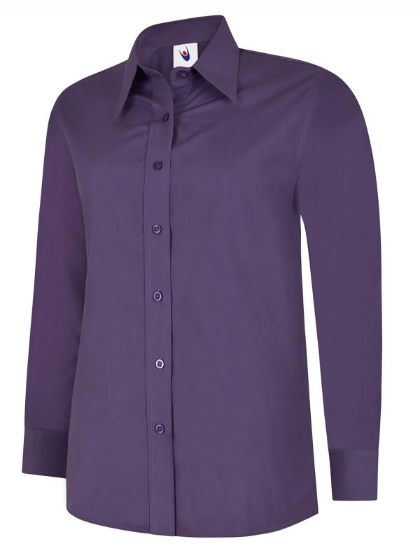 Ladies Poplin Full Sleeve Shirt