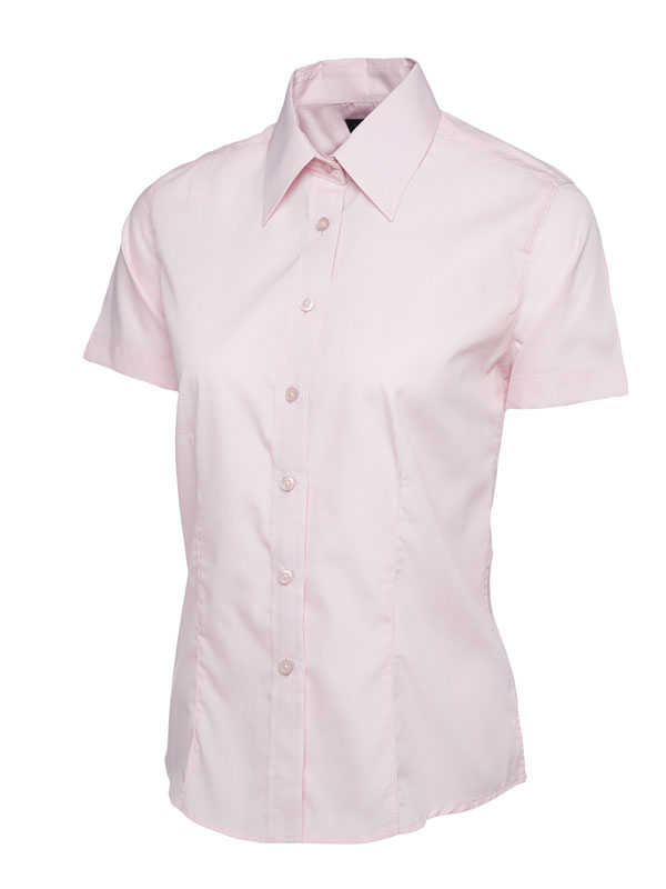 Ladies Poplin Half Sleeve Shirt