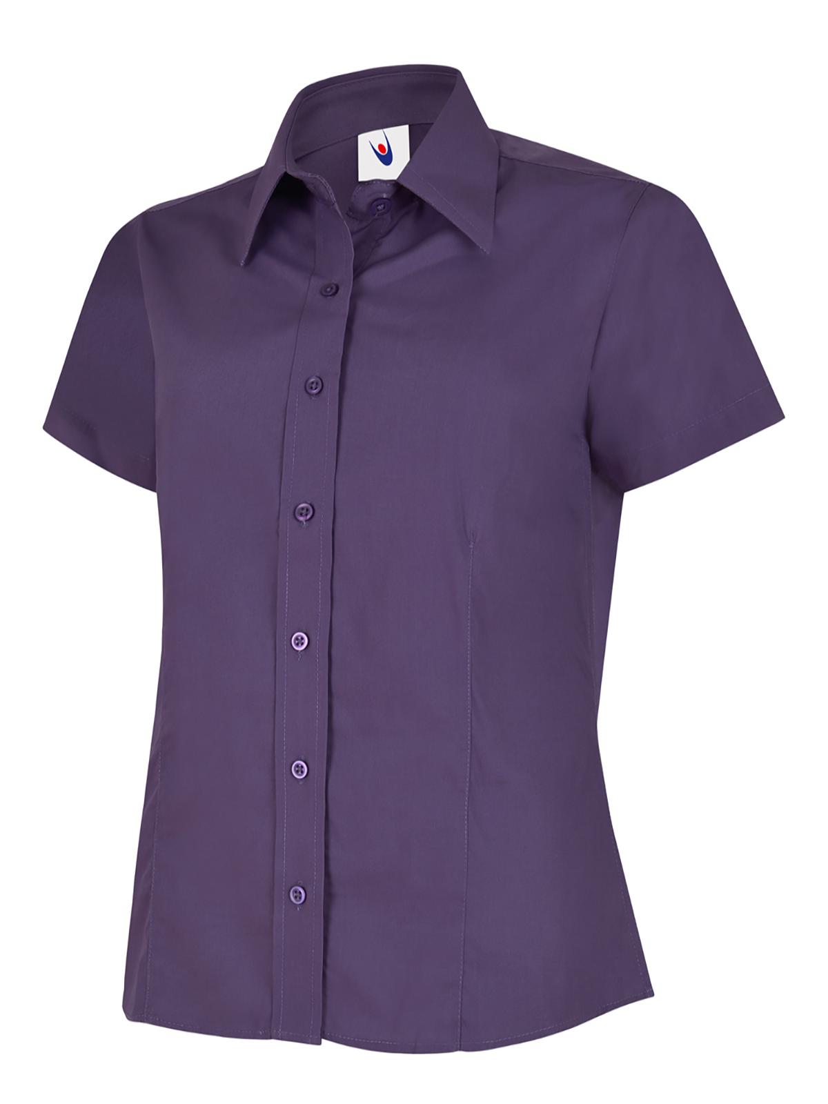 Ladies Poplin Half Sleeve Shirt