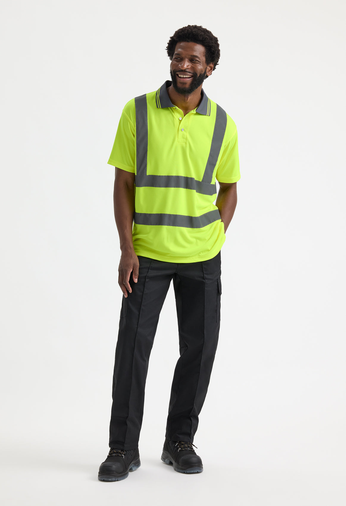 Hi Vis Short Sleeve Polo Shirt